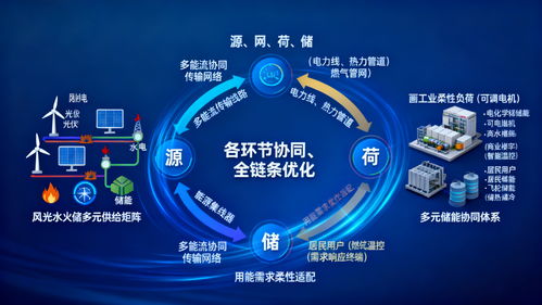 多能互補技術 源網荷儲系統的能量協同密碼與網絡技術開發